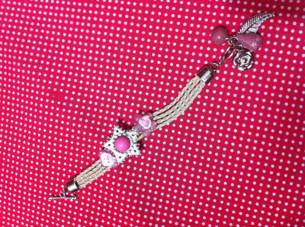 Pulseira Flor Prata